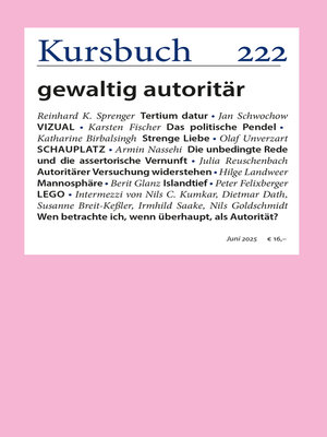 cover image of Kursbuch 222
